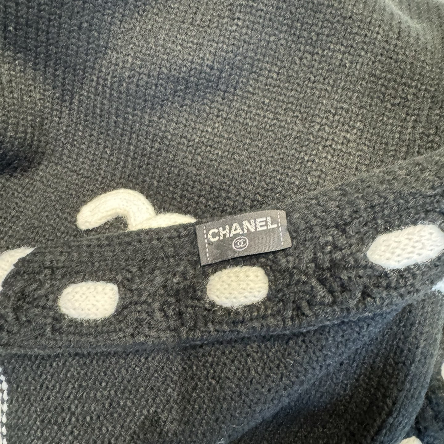 Ch**el scarf 32x170cm 100% cashmere