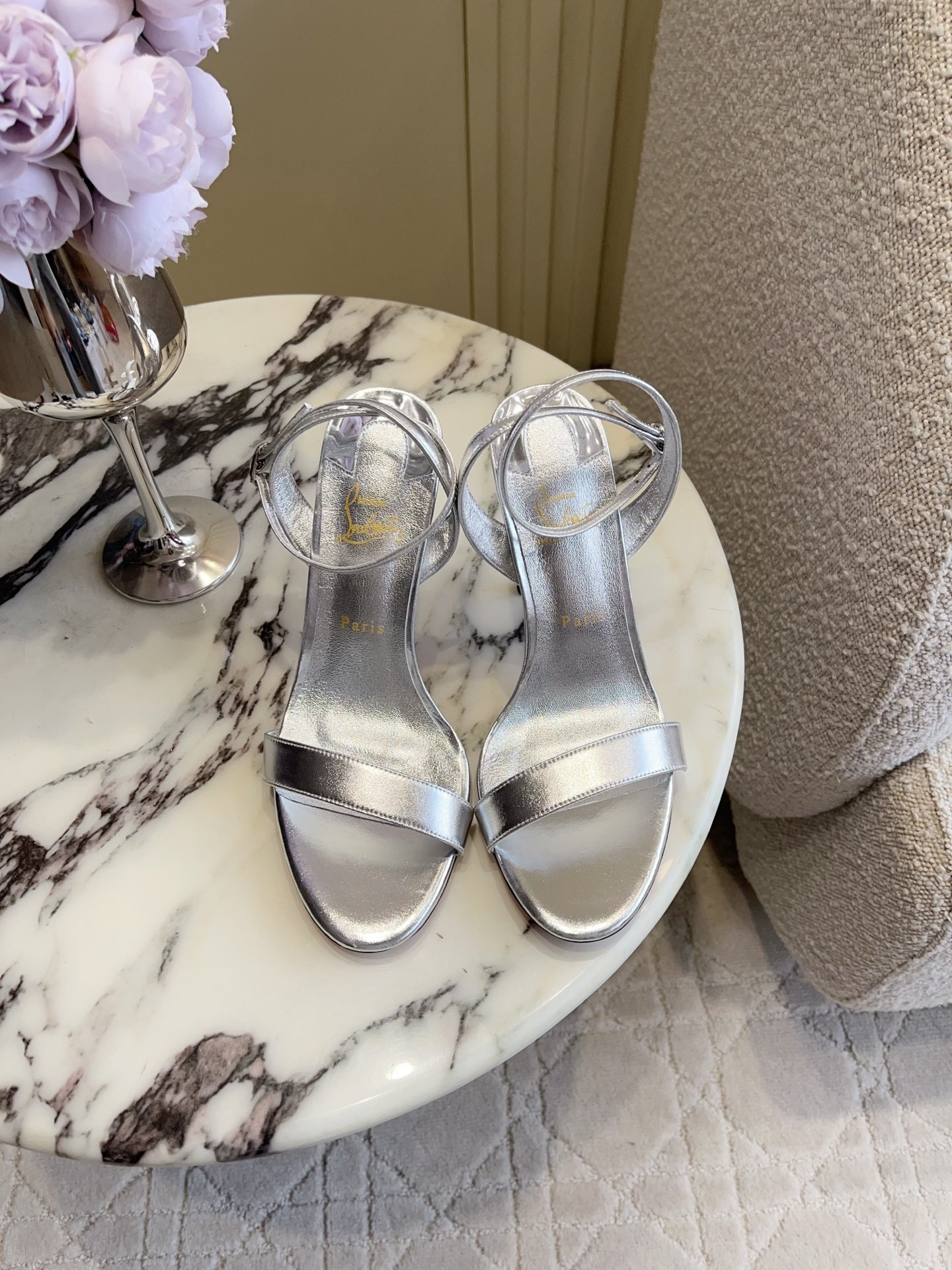 UA Chr1st1an Louboutin 100mm Sandals