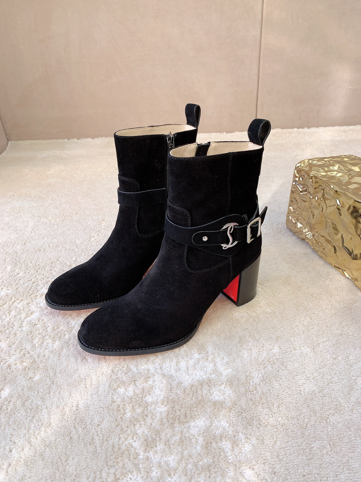 UA Chr1st1an Louboutin Dianouchette 70 mm Low Boots