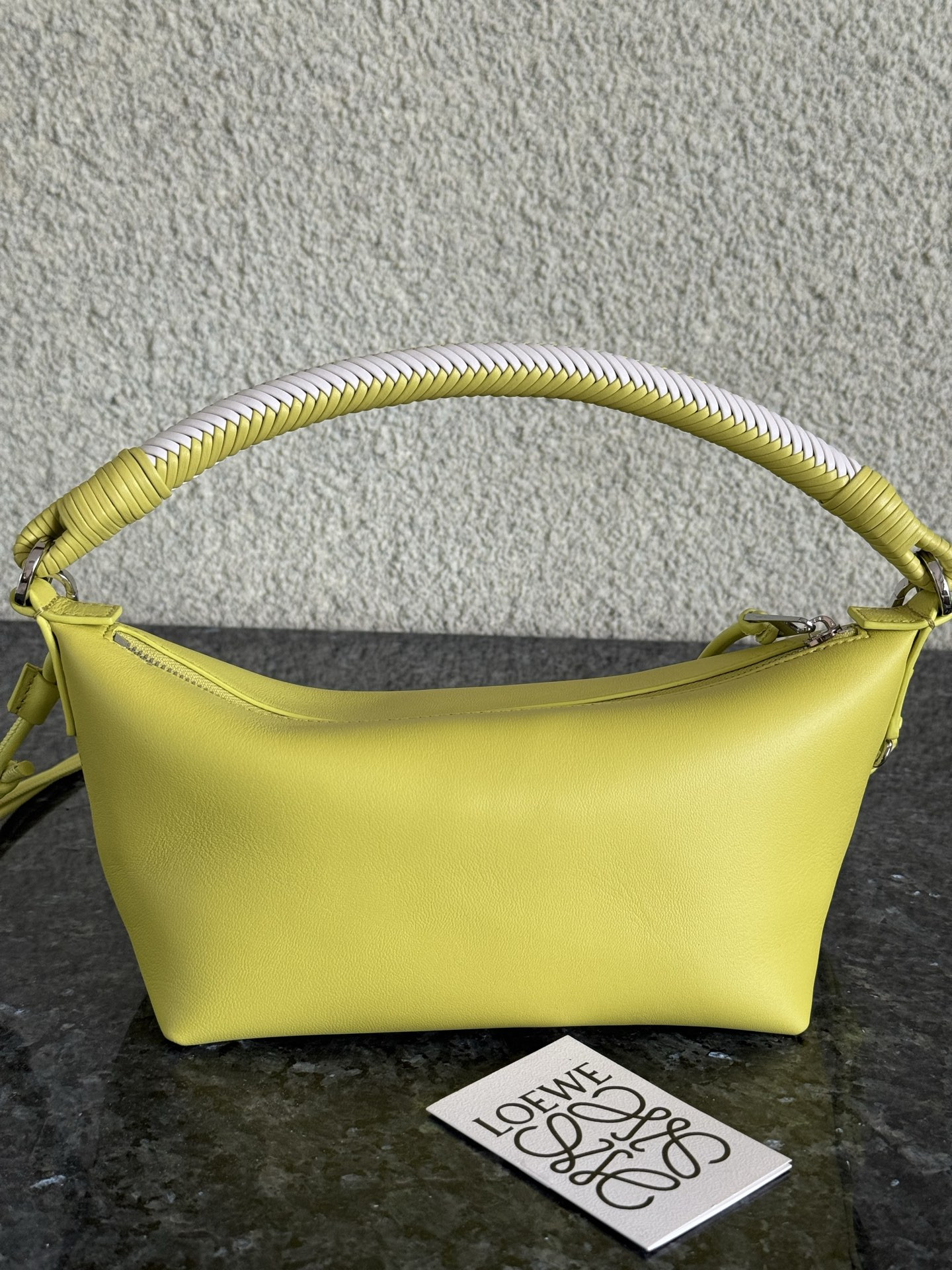 L0ew* Cala Mini Bag in Mellow Nappa Lambskin 13x26x10cm